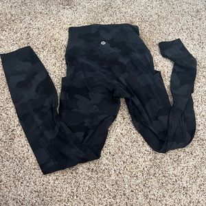 Lululemon align leggings black camo